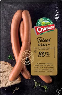 Chodura Telecí párky v přírodním střívku