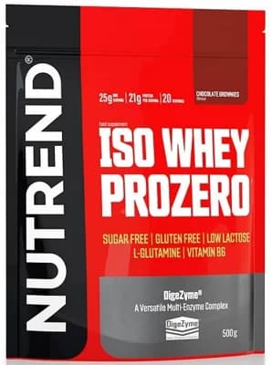 Nutrend Iso Whey Prozero - čokoládové brownies