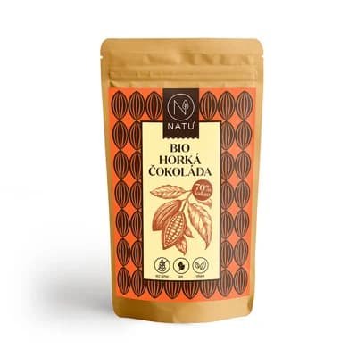 NATU Horká čokoláda BIO 125 g
