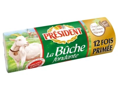 Président La Buche fondante kozí sýr