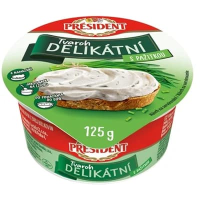 PRÉSIDENT Tvaroh delikátní s pažitkou