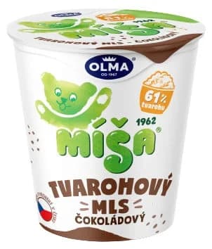 Olma Míša tvarohový mls čokoládový