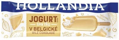 Hollandia Zmrzka v belgické bílé čokoládě