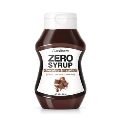 GymBeam ZERO SIRUP čokoláda a lískový oříšek lískový ořech čokoláda