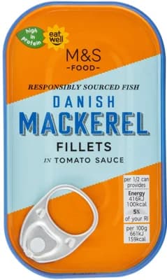 Marks & Spencer Filety z makrely v tomatové omáčce