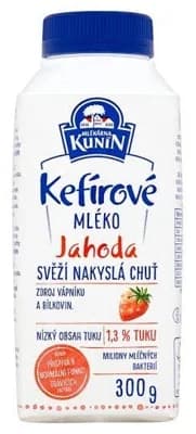 Mlékárna Kunín Mléko kefírové jahoda