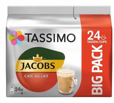 Tassimo Jacobs Café Au Lait kávové kapsle