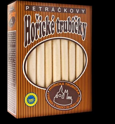Petráčkovy Hořické trubičky plněné kakaové se sladidlem 20x35g