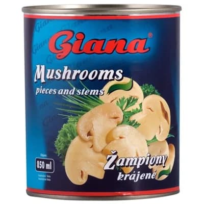 Giana Žampiony krájené 6 x