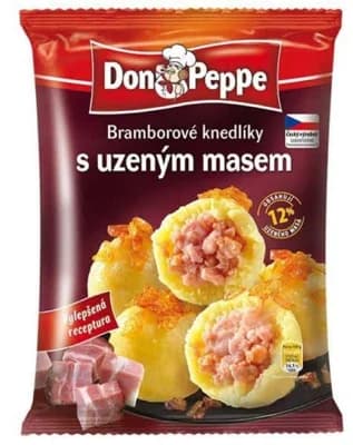 Don Peppe Knedlíky bramborové s uzeným masem