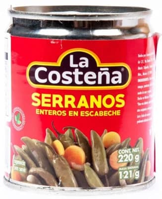 La Costena Serrano celé