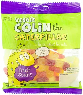 Marks & Spencer Kyselé žvýkací bonbóny bez želatiny s ovocnou příchutí