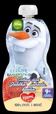 Hami Disney Frozen Olaf kapsička Jablko, jahoda, banán