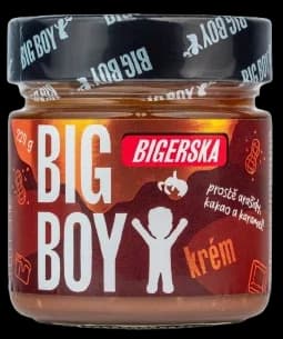 Big Boy Bigerska Sladký arašídový krém s kakaem a slaným karamelem