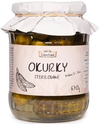 Lázničkovo Sterilované okurky 5-8 cm