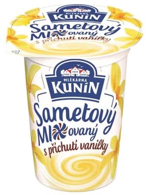 Mlékárna Kunín Sametový jogurt s příchutí vanilky