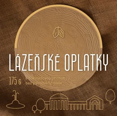 Morient Lázeňské oplatky s čokoládovou příchutí