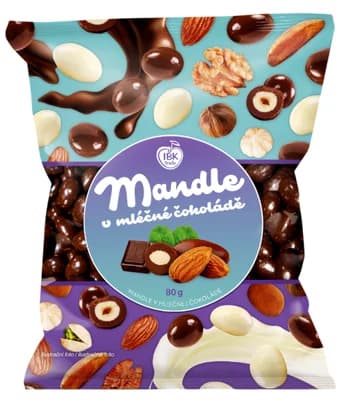 IBK trade Mandle v mléčné čokoládě