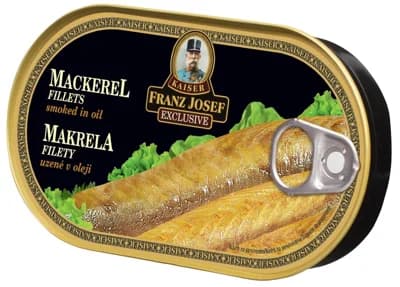 Franz Josef Kaiser Uzená makrela filety v oleji