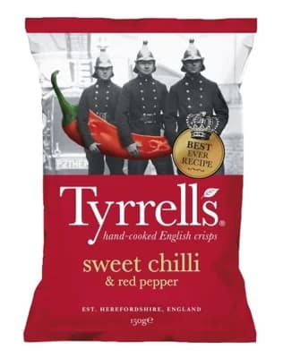 Tyrrells Brambůrky s příchutí sladkého chilli a červené papriky