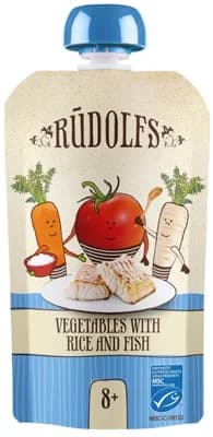 Rudolfs BIO kapsička Zelenina rýže, ryba