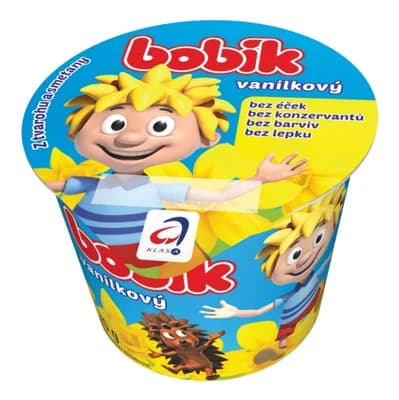 Bobík Smetanový krém s příchutí vanilky