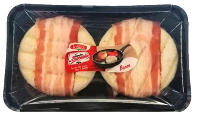 Caseificio Longo Sýr na gril Tomino del Boscaiolo se slaninou