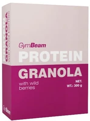 GymBeam Proteinová granola s lesním ovocem