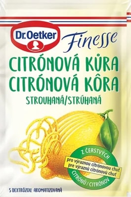 Dr.Oetker Finesse citronová kůra strouhaná 2x6 g