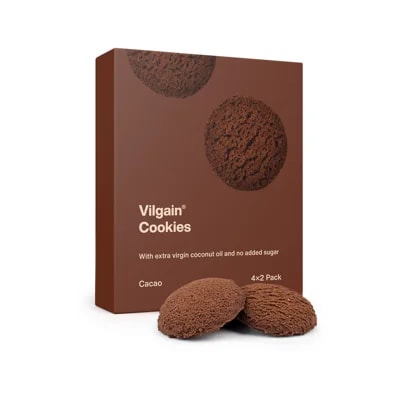 Vilgain Cookies BIO – kakao (4 x 2 sušenky)