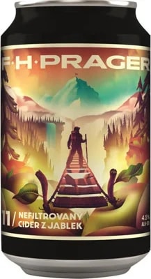 F.H.Prager Cider 11 nefiltrovaný, plech