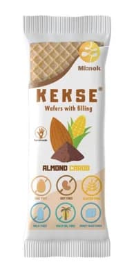 Kekse Mandlové oplatky s karobem bez lepku