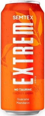 Semtex Extrem mandarinka energy drink plech