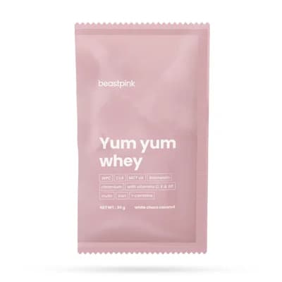 BeastPink Vzorek proteinu Yum Yum Whey bílá čokoláda kokos