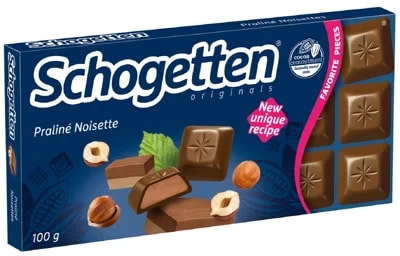Schogetten Čokoláda nugátová