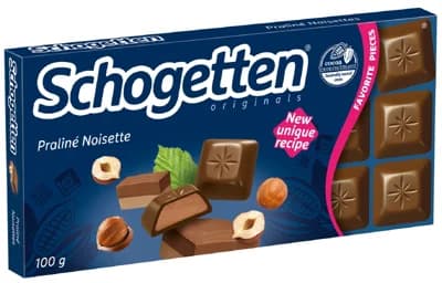 Schogetten Čokoláda nugátová