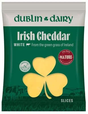 Dublin Dairy Irish cheddar white mature plátky