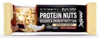 Amix Nutrition Amix Protein Nuts Bar - Cashew/Coconut