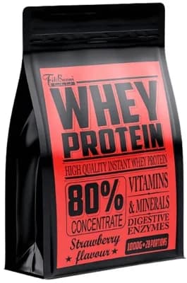 FitBoom Whey Protein 80 % - jahoda