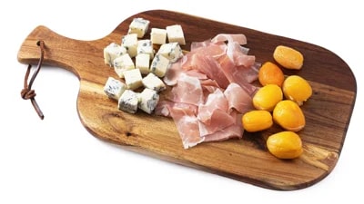 Rohlik.cz Tapas mix prosciutto crudo, gorgonzola, plněné meruňky