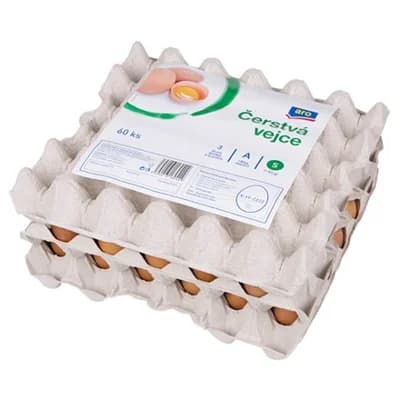 aro Vejce vel. S čerstvá chlaz. 60 ks