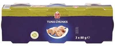 Fine Life Tuňák kousky v olivovém oleji 3 x 80 g