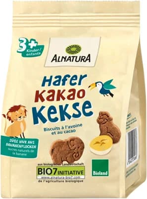 Alnatura BIO Ovesné kakaové sušenky s banánovými vločkami