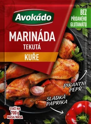 Avokádo Marináda kuře