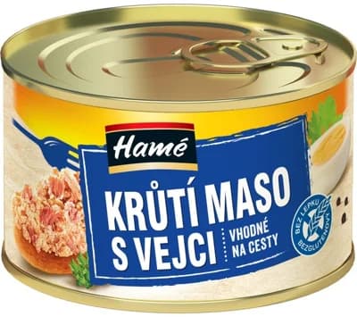 Hamé Krůtí maso s vejci