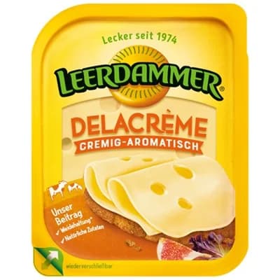 LEERDAMMER Delacréme sýr plátky chlaz.