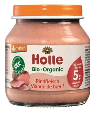 Holle BIO Dětská přesnídávka hovězí maso