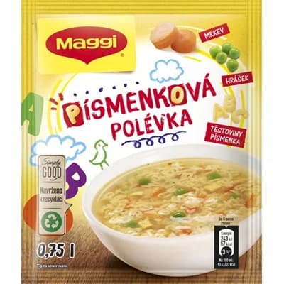 Maggi Polévka písmenková