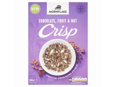 Mornflake Country Crisp chocolate, fruit & nut