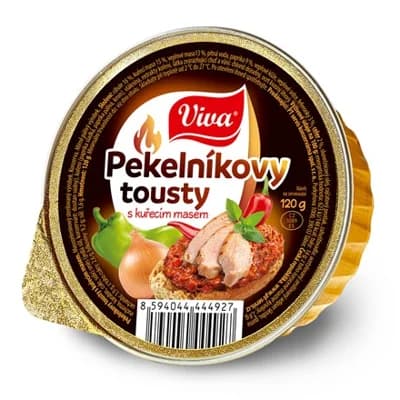 Viva Pekelníkovy tousty kuřecí paštika 16 x